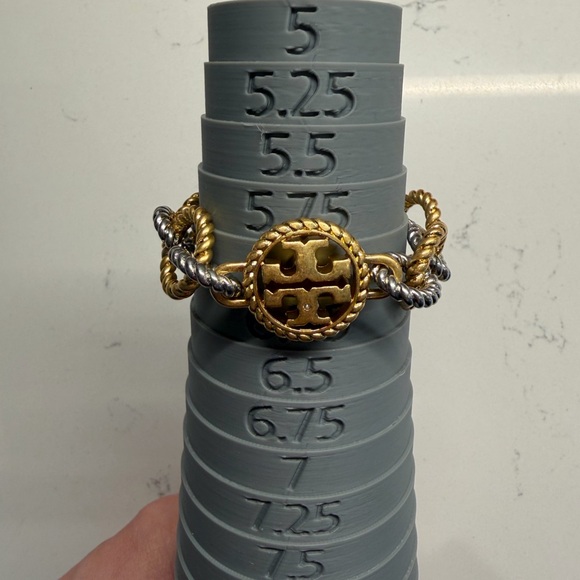 Tory Burch Gold and Silver Chain Link Bracelet size 6 - Picture 3 of 5